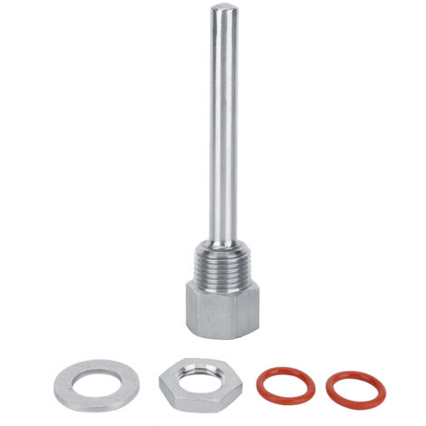 4 Inch Stainless Steel 1/2in Thermowell Kit Homebrew Fitting Accessories