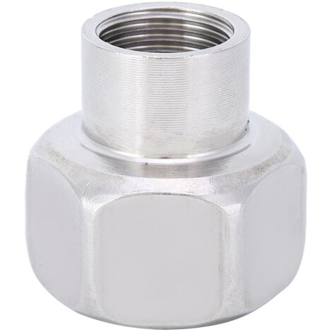 1/2in NPT Female to 1in NPT Female Reducing Coupling Pipe Hex Connector Adapter Pipe Fittings