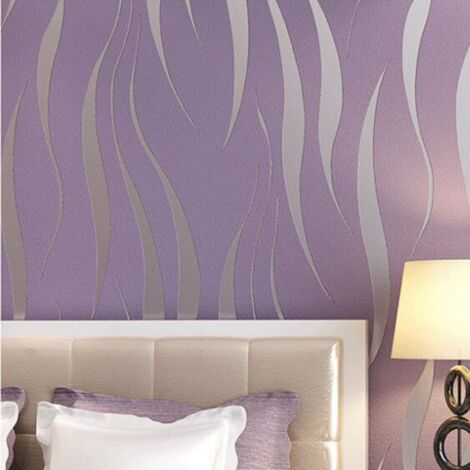 3D Embossed Wallpaper Modern Non Woven Bedroom Living Room Background Wallpaper (1/5)