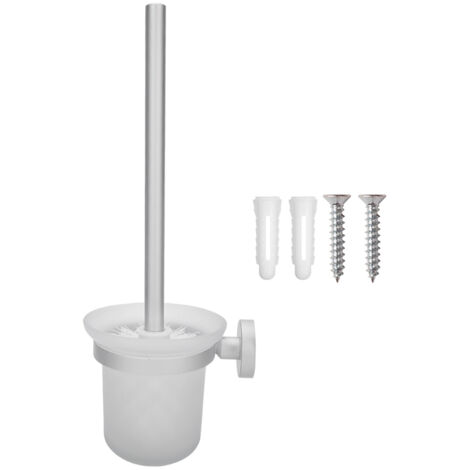 Household WallMounted Toilet Brush Holder Set Cleaning Tools Bathroom Accessories (1/5)