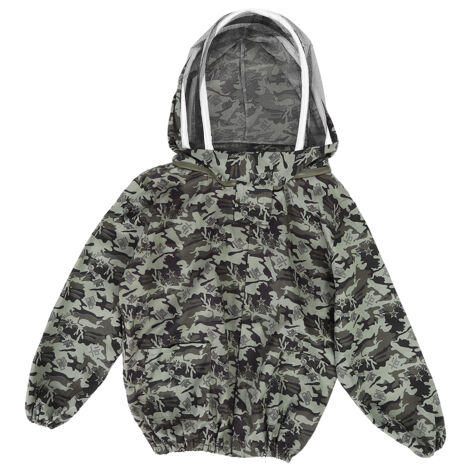 Foldable Beekeeping Protective Veil Jacket Double Zippered Bee Suit Beekeeper Supplies (1/5)