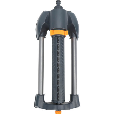 20‑Hole Garden Sprinkler Metal Base Lawn Rotating Oscillating Sprinkler Adjustable Spray Angle (1/5)