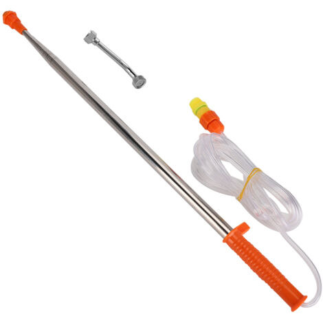 Stainless Steel Telescopic Sprayer Rod Extension Rod for Fruit Tree Sterilization with Nozzle (1/5)