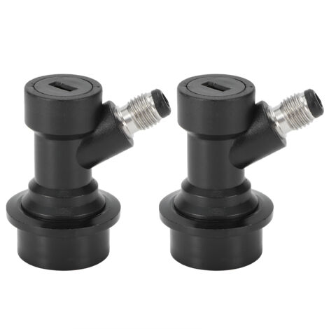2PCS 1/4MFL Ball Lock Disconnects Kit for Homebrew Beer Soda Keg Liquid Connectors Adapter (1/5)