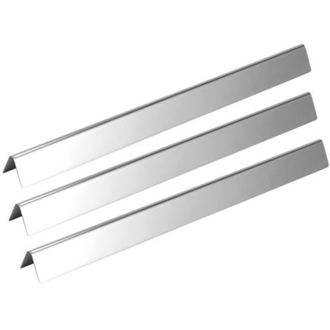 3Pcs Stainless Steel Gas Grill Heat Plate BBQ Heat Tents Fit for Weber/Spirit Series