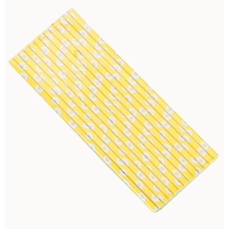 25Pcs/Set Drink Paper Straws Wedding Birthday Party Drinking Straw (04)