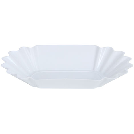 Food Grade PP Plastic Coffee Beans Sample Tray Display Dish Plate Container Home Kitchen AccessoriesWhite (1/5)