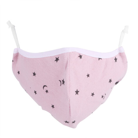 4Pcs Unisex Adult Breathable Mouth Cover Dust Proof Washable Breathing Protective CoverPink
