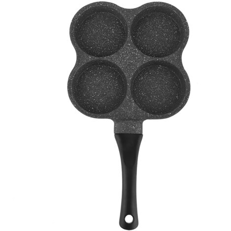 NonStick Aluminum 4Hole Pancake Omelet Eggs Pan Frying Pot Breakfast Maker Kitchen Utensil (1/5)