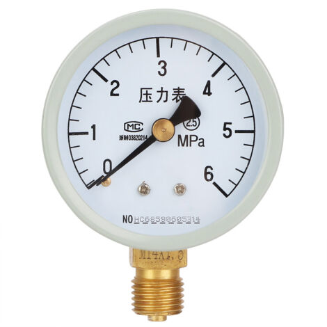 Three way Refrigeration Valve Liquid Pressure Gauge Quakeproof CT-488 (Pressure Gage)