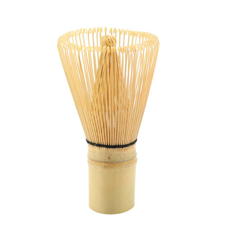 Natural Bamboo Tea Whisk Chasen Preparing Matcha Powder Brush Tool(100 Prongs) (1/5)