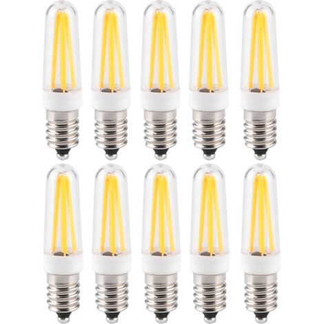 10Pcs Mini Dimmable E14 LED Light Bulb 3W AC 230V for Home Car Cabinet Hotel Lighting (1/5)