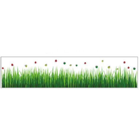 Green Leaves Flowers Pattern Sticker Living Room Bedroom Backdrop Wall Decorative Decal(AY768) (1/3)