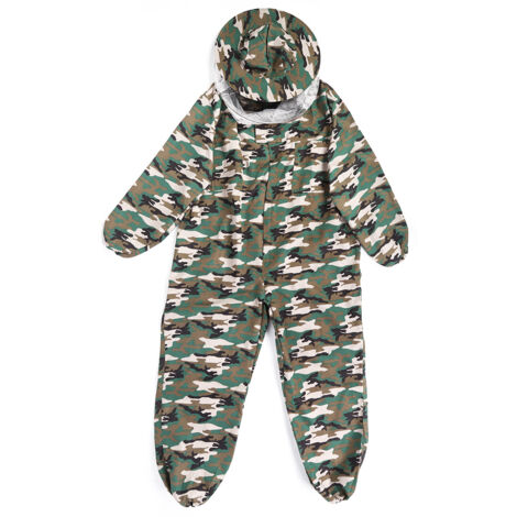 Beekeeper Smock Suit One-Piece Beekeeping Uniform Veil Protection Outfit Beekeeper EquipmentXL (1/5)
