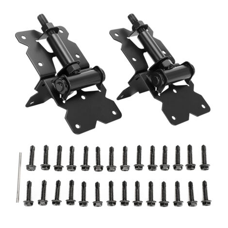 2Pcs Stainless Steel Fence Gate Hinge Garden Door Hinges Garden Hardware Accessories (1/5)