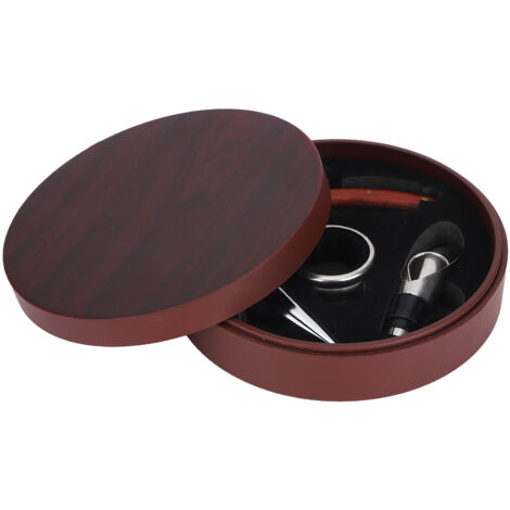4pcs MultiFunctional Wine Bottle Opener Kit Corkscrew Stopper Wine Pourer Gift Box Set (1/5)