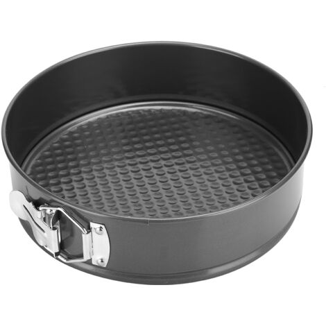 Non-Stick Buckle Removable Bottom Cake Mold Round Shape Carbon Steel DIY Mousse Baking Mold(22cm ) (1/5)