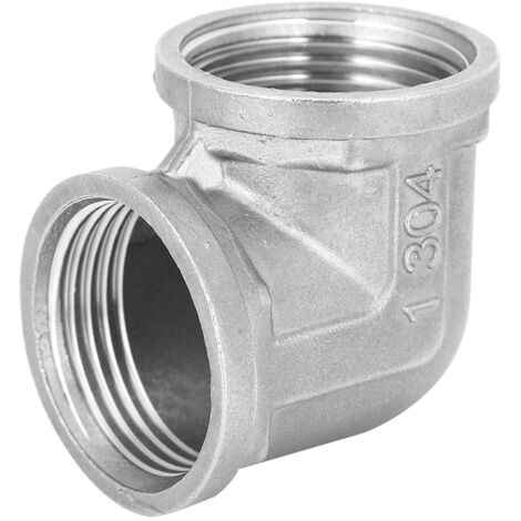 G1in Female Thread Elbow Connector Pipe Fitting Adapter Quick Connector for Plumbing Fuel Gas (1/5)