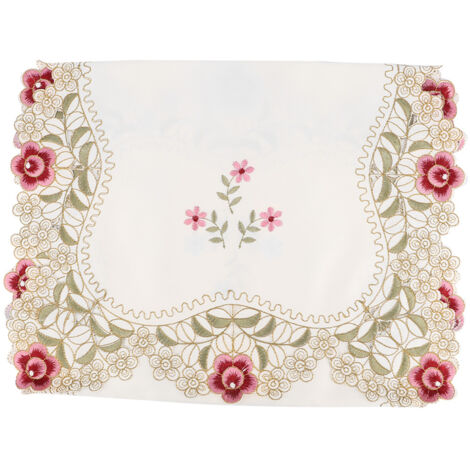 European Style Table Cloth Dining Kitchen Microwave Oven Cover Protector Decor 40 x 85cm (1/5)