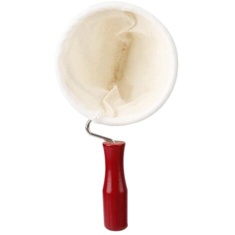 Cotton Flannel Dripper Coffee Maker Wooden Handle Cloth Coffee Filter Bag Accessories 85mm (1/5)