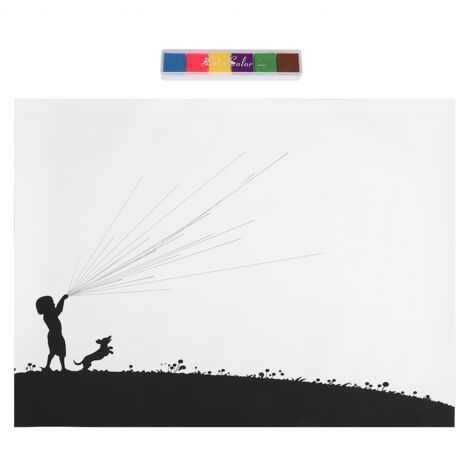 DIY Fingerprint Tree Painting Wedding Decoration Guestbook Signature Tree Home Party DecorationKids (1/4)