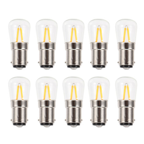 10Pcs B15 1.5W AC230V Dimmable Short Filament Mini LED Light Bulbs for Home Car Lighting (1/5)