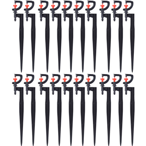 20pcs GType 360 Degree Rotation Sprinkler Watering Spray Nozzle Accessory for Garden Lawn (1/5)