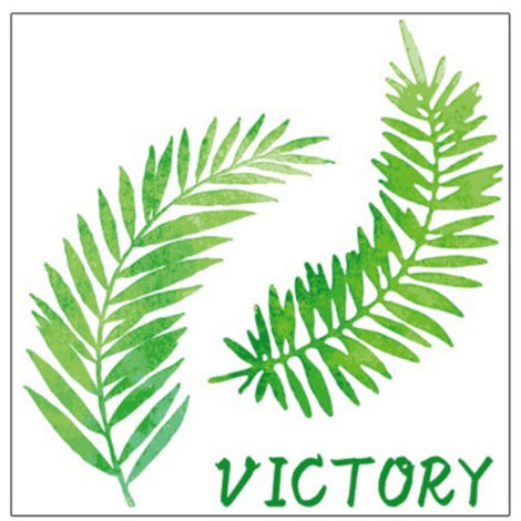 Modern Fresh Style Nordic Leaves Pattern Decoration Wall Sticker for Bedroom Living Room (1/5)