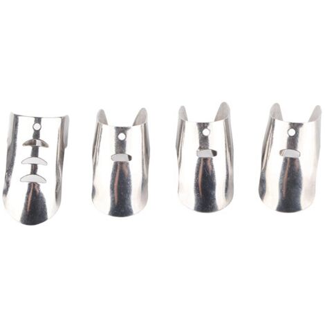 4PCS Stainless Steel Finger Guard Protector Avoid Hurting for Cutting Slicing (1/5)