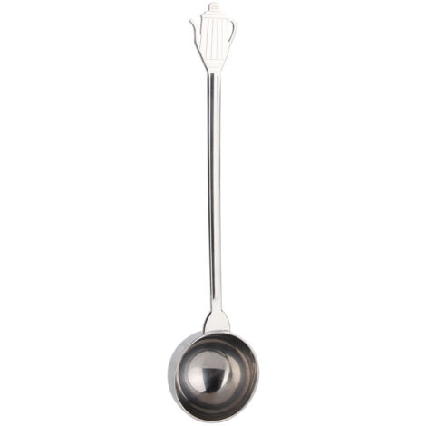 Stainless Steel Coffee Long Handle Measuring Mixing Stirring Spoon Tableware (1/5)