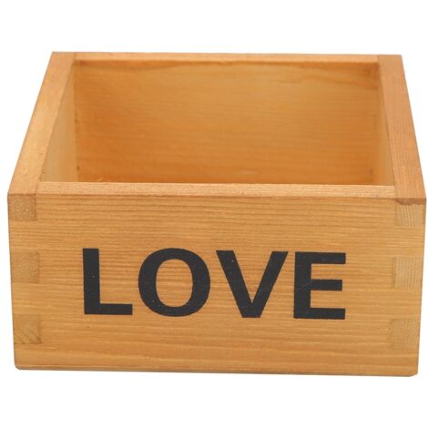 2pcs Multifunctional Wooden Succulent Flower Plant Pot Storage Box Organizer (1/5)