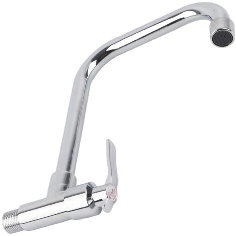 Household G1/2in Kitchen Water Faucet Single Cold Wall Mounted Faucet (Without Hose) (1/5)