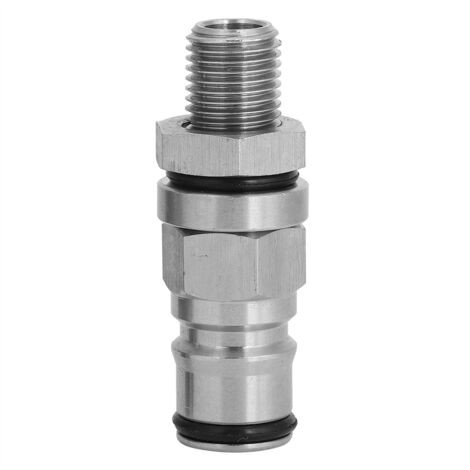304 Stainless Steel Beer Keg Ball Lock Adapter Post Pressure Relief Valve Home Brew Accessory(Liquid ) (1/5)