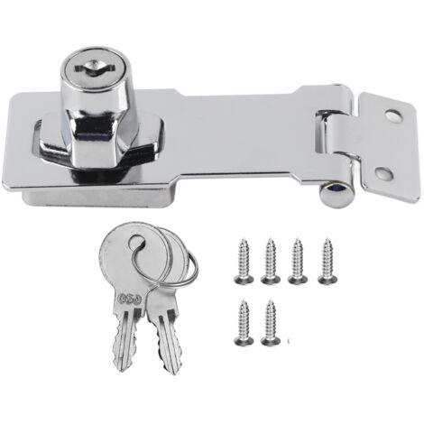 Household Zinc Alloy Anti-Theft Security Cabinet Drawer Door Lock Hasp Hardware Fittings (1/5)