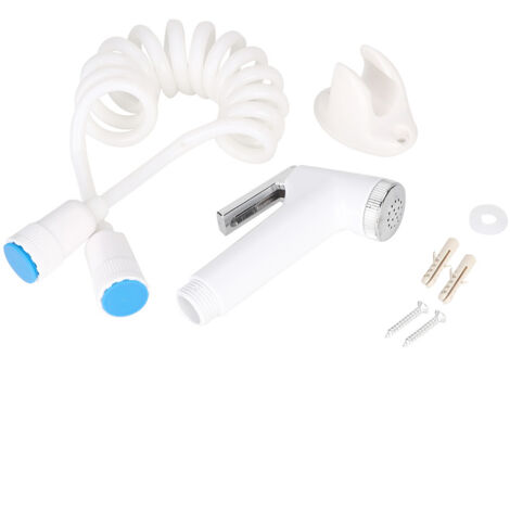 ABS Mini Handheld Toilet Bidet Spray Shower Head Bathroom Body Cleaner Hose Adapter (1/5)