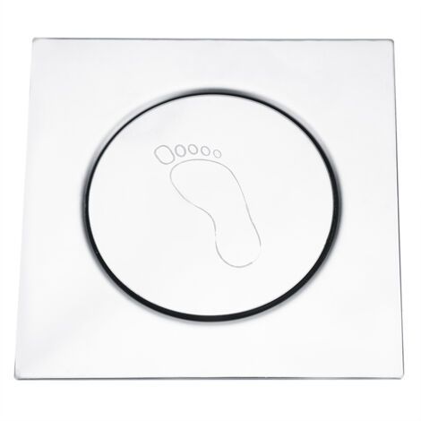 Stainless Steel Pedal Bounce Type Floor Drain for Bathroom Washroom Garage Basement (2) (1/5)