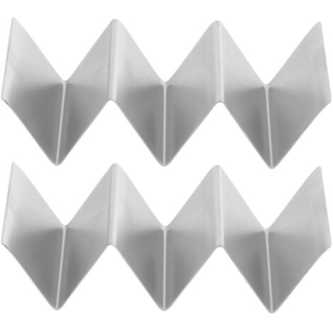 2PCS Stainless Steel Taco Pancake Stand Storage Rack Holders for Restaurant Hotel Home Kitchen UseType 3 (1/5)