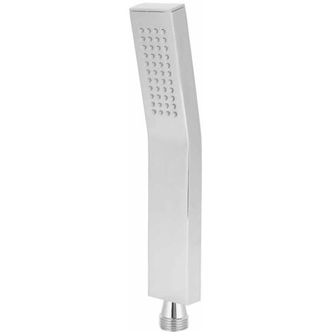 G1/2in Thread Brass Handheld Shower Head High Pressure Single Function Hand Sprayer Bathroom Supplies (1/5)
