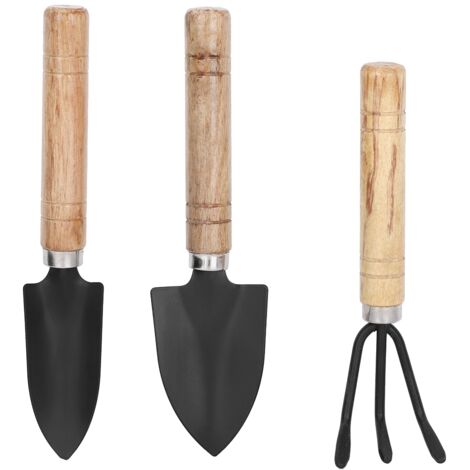 3pcs Mini Plant Gardening Tools Set Spade Claw Rake Shovel Flowers Planting Tools (1/5)
