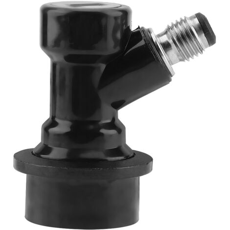 Ball Lock Disconnects Kit for Homebrew Beer Soda Corny Keg Liquid Connectors(Black) (1/5)