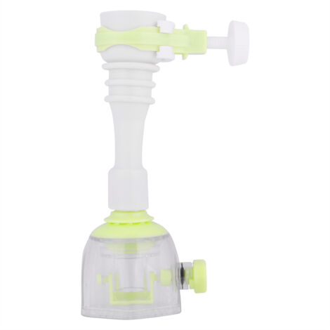 Movable Water Saving Extension Faucet Splash proof Kitchen Valve Spray Green 13cm (1/5)