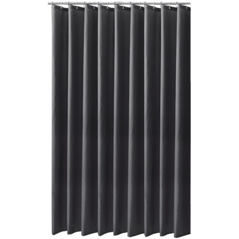 Durable Waterproof Mildew proof Lightproof Bathroom Curtain with Hooks(4) (1/5)