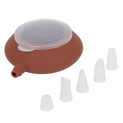 1Pc Large Silicone Macaron Mold Pot Baking Decorating Pastry Cream Cake Nozzle Tool (1/5)