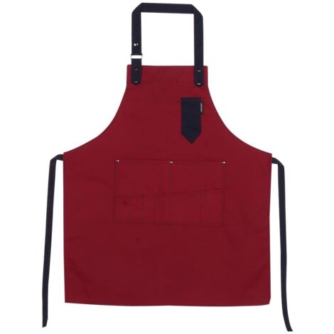 Fashionable Cotton Apron Cooking with Pocket for Home Kitchen Cleaning Coffee Shop (1/5)