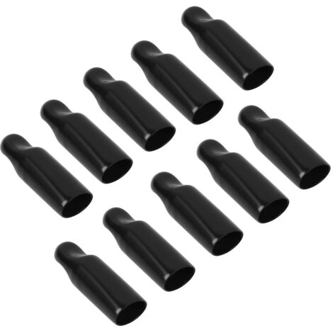 10Pcs Black Home Beer Faucet Tap Protective Cap Plug Cover Beer Production Accessory (1/5)