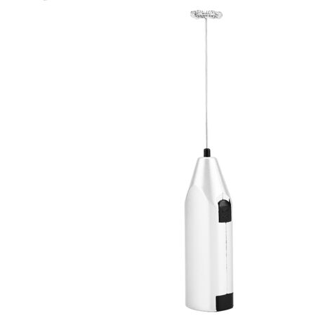 Handheld Milk Frother Electric Foam Maker for Coffee Lattes Eggs Drink Mixer(Silver) (1/5)