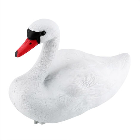 Garden Decorations Simulated Cute Exquisite White Swan Decorative Tool Hunting Baits (1/5)