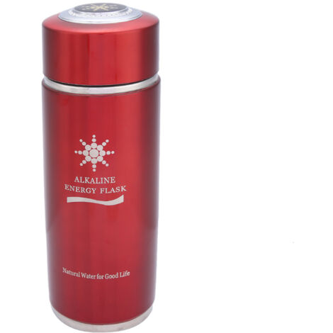 Stainless Alkaline Water Bottle Portable Nano Balance Bio Energy Lonizer Cup Flask(Red) (1/5)