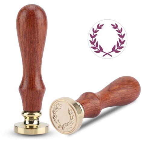 1Pc Retro Wood Sealing Wax Sticks Classic Seal Stamp for Wedding Invitation Cards(091)