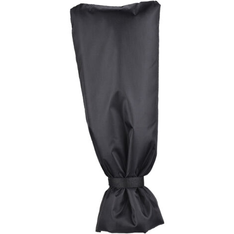 Outdoor Faucet Cover Oxford Cloth Freeze Protection Reusable Garden Faucet Socks for Winter Cold Weather Black (1/5)